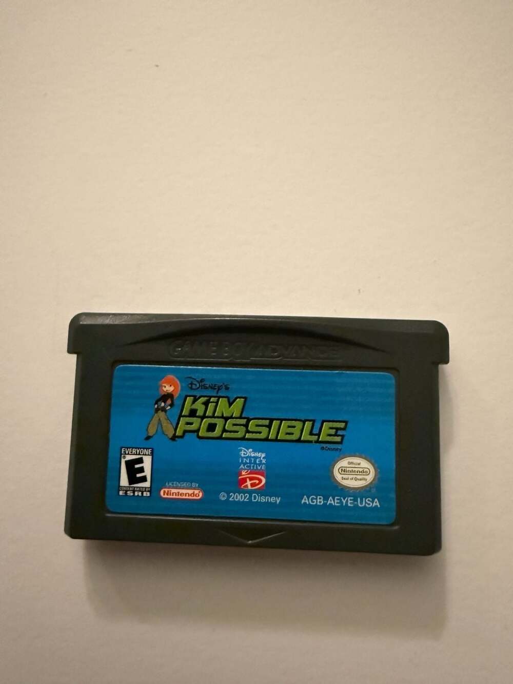 Disney's Kim Possible Game Boy Advance GBA Cartridge